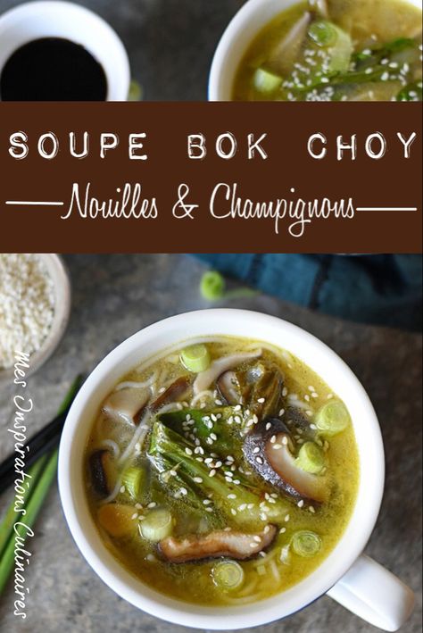 Pok Choi, Easy Diner, Food Receipt, Pak Choi, Soup And Stew, Slow Cooker Soup, Hearty Soups, Healthy Soup Recipes, Samar