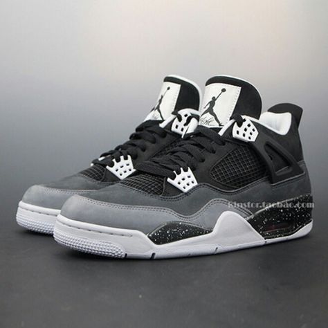 Jordan 4 Fear, Sneakers Nike Jordan, Jordans Retro, Air Jordan Iv, Jordan Iv, Cheap Jordan Shoes, Jordan Shoes Girls, Jordan Shoes Retro, Kicks Shoes