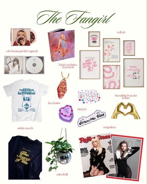 For the fangirl who lives and breathes her favorite icons! From concert tees to fan art and exclusive merch, these picks are perfect for showing off their fandom in style. Whether it’s for the Swiftie or any pop culture enthusiast, these gifts will make their heart skip a beat! 💖✨ #LTKHoliday #LTKGiftGuide #FangirlEssentials #PopCultureObsessed #SwiftieGiftGuide #FanArtLover #ConcertMerch #GiftIdeasForHer #FandomFinds #FangirlStyle #UltimateFangirl #MusicLoverGiftGuide #ObsessedWithMerch #FanCulture #ShopMyGiftGuide  Follow my shop @marinbennerotte on the @shop.LTK app to shop this post and get my exclusive app-only content!  #liketkit #LTKSeasonal #LTKbeauty #LTKstyletip @shop.ltk https://liketk.it/4WRN5 Gifts For Swifties, Fan Girl, Concert Tees, Sweaters Crewneck, Music Lovers, Gift Guide, Lovers Art, Pop Culture, Fangirl