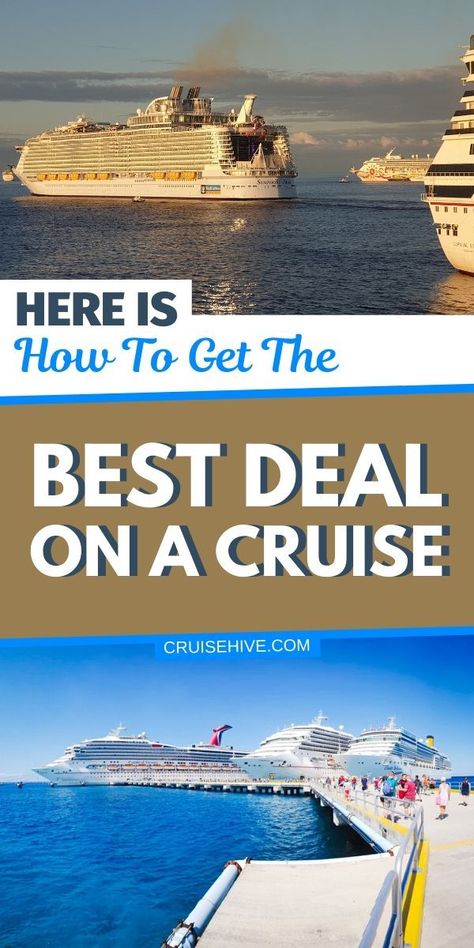 Here are some great cruise tips on how to get the best deal while on a cruise vacation. Find out ways to save money and get travel discounts. #cruise #cruises #cruisetips #cruisetravel #cruisevacation #cruiseship Cruise Tips And Tricks, Best Cruise Deals, Cruise Tickets, Cruise Hacks, Best Cruise Ships, Cruise Pictures, Cruise Ideas, Cruise Planning, Cheap Cruises