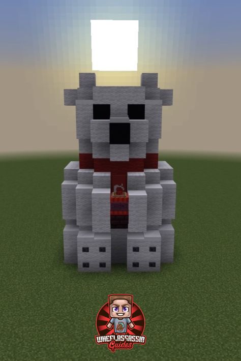 #polarbear #bear #polarbears #wildlife #arctic #nature #animals #panda #bears #cute #polarbearcub #animal #climatechange #polar #polarbearlover #snow #icebear #minecrafttutorial #minecraftpolarbear #minecraftbuilds #howtobuild #minecraftbuildtutorial #minecraftbedrock #playstation #xbox #minecraftpe #mc #cocacola #cocacolabear Polar Bear Minecraft Build, Minecraft Bear Build, Minecraft Teddy Bear, Polar Bear Enclosure Minecraft, Christmas Minecraft Ideas, Minecraft Polar Bear, Panda Bears Cute, Bear Minecraft, Snow Ideas