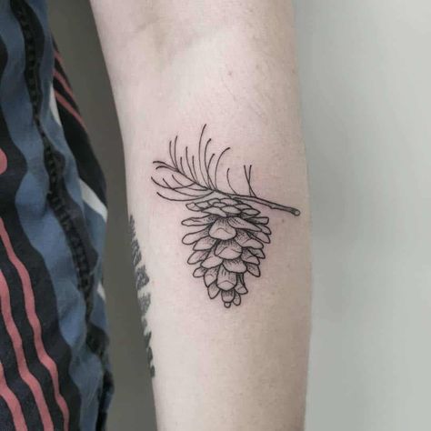 Pine Cone Tattoo, Pinecone Tattoo, Cone Tattoo, Pine Tattoo, Winter Tattoo, Healing Tattoo, Red Ink Tattoos, The Third Eye, Symbolic Representation