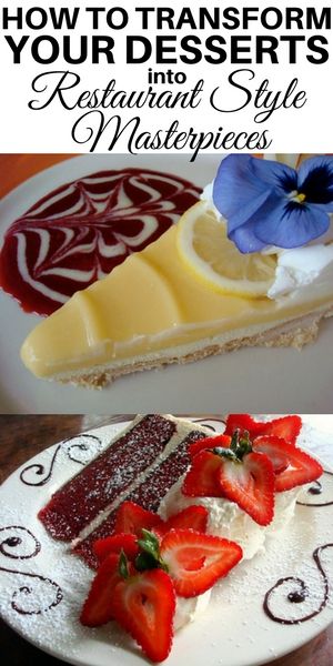 Restaurant Style Desserts, Plate Decorating, Restaurant Desserts, Decorating Desserts, Food Presentation Plates, Dessert Restaurants, Savory Dinner, Dessert Display, Fancy Desserts