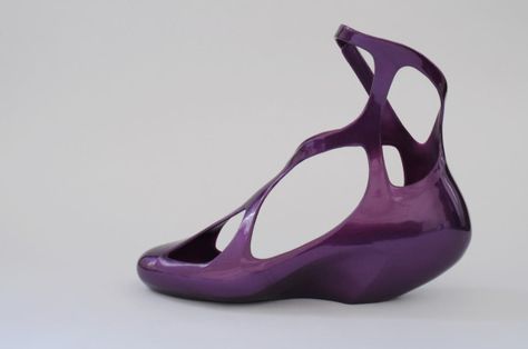 Melissa + Zaha Hadid = Cool Plastic Footwear in style fashion  Category Zaha Hadid Shoes, زها حديد, Zaha Hadid Design, Zaha Hadid Architects, Plastic Shoes, Melissa Shoes, Hadid Style, Purple Shoes, Zaha Hadid