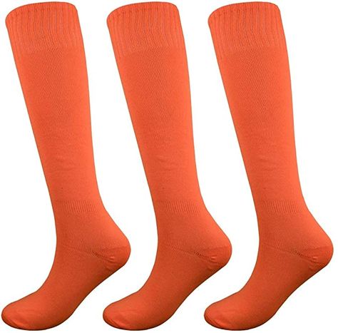 Fitliva Neon Orange Tube Socks for Activity Uniform (3Pack-Orange) at Amazon Men’s Clothing store Team Socks, Knee High Stockings, Softball Team, Socks For Women, Sports Socks, Tube Socks, Athletic Socks, Sport Socks, Neon Orange