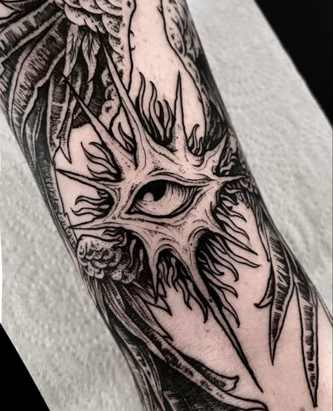 Notebook Tattoo, Dark Tattoo Ideas, Gotik Tattoo, Feminine Skull Tattoos, Funky Tattoos, Sick Tattoo, Scary Tattoos, Theme Tattoo, Elbow Tattoos