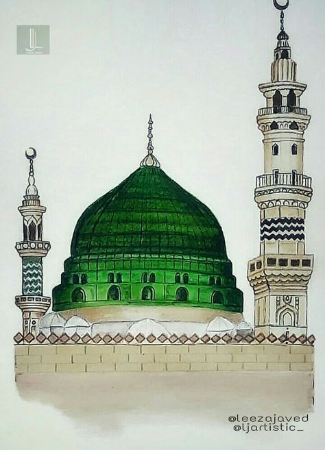 Madina Sharif Drawing, Madina Sharif, Eid Mubarak Images, Colour Combinations Fashion, Mubarak Images, Design Sketchbook, Fashion Design Sketchbook, Beautiful Rose Flowers, Islamic Wall Art