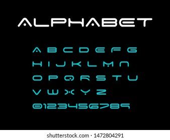 Digital Font, Robotic Lettering, Cybercore Font, Technology Font, Robotic Font Design, Electronic Font, Robot Font Alphabet, Robot Font, Tech Fonts Free