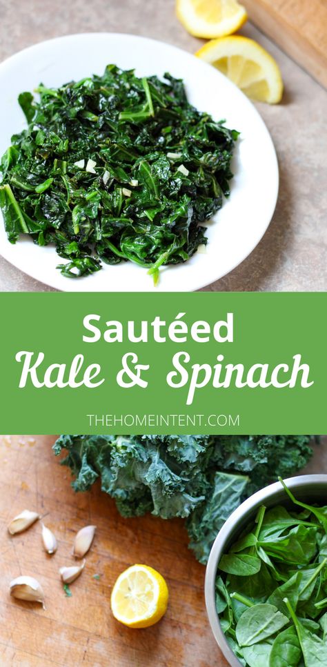 Are you looking for healthy dinner ideas to cook from scratch? This kale and spinach side dish recipe is a quick and delicious way to get in your dark leafy vegetables. It’s a perfect balance of garlicky, tangy and salty and goes with almost any main dish! Sautéed Kale, Sauteed Kale, Plant Paradox, Kale And Spinach, Kale Recipes, Bulgogi, Veggie Side Dishes, Veggie Sides, Spaghetti Squash