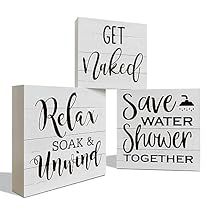 Bathroom Beach Decor, Farmhouse Wood Decor, Save The Water, Cricut Signs, Relax Soak Unwind, Shower Together, Beach Bathroom Decor, Funny Bathroom Decor, Funny Bathroom