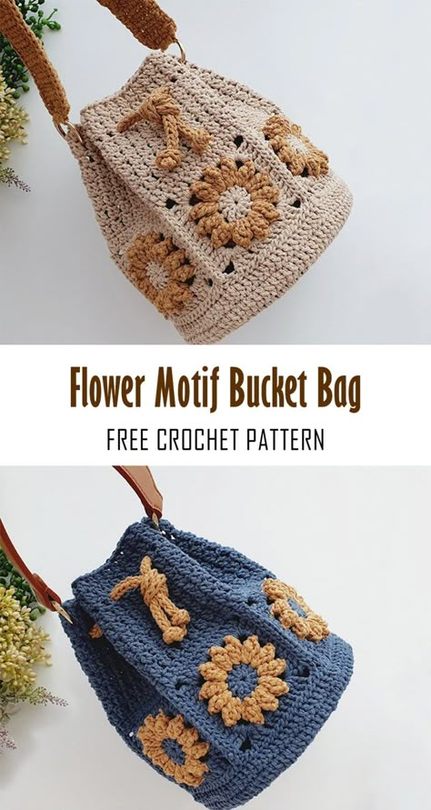 Amigurumi Clothes, Sac Granny Square, Simpul Makrame, Tote Crochet, Free Crochet Bag, Handbags Patterns, Crocheted Bags, Crochet Bag Pattern Free, Mode Crochet