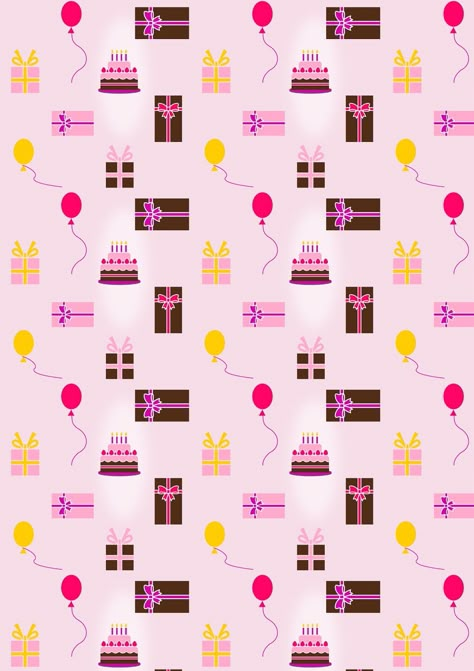 Free digital birthday scrapbooking paper - ausdruckbares Geschenkpapier - freebie | MeinLilaPark – DIY printables and downloads Diy Gift Wrapping Paper, Birthday Pattern, Printable Paper Patterns, Free Printable Planner, Digital Paper Free, Birthday Freebies, Label Printable, Free Printable Planner Stickers, Free Printable Gifts