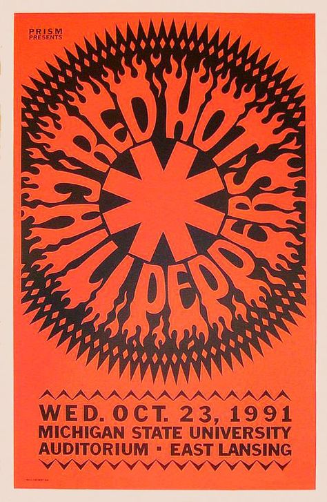 Rhcp Poster, Red Hot Chili Peppers Art, Red Hot Chili Peppers Tattoo, University Auditorium, Red Hot Chili Peppers Poster, Punk Poster, Dorm Wall Art, Graphic Design Course, Dorm Posters