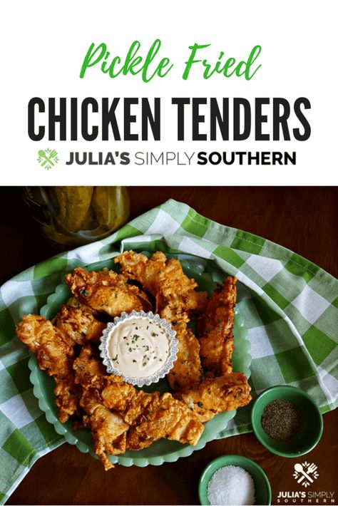 Pickle Fried Chicken Breast Tenders #KidFriendly #FamilyDinner #EasyRecipe #chickenrecipes Pickle Fried Chicken, Wife Meals, Chicken Breast Tenders, Food Combos, Fried Chicken Tenders, Buttermilk Chicken, Fried Chicken Breast, Chicken Tender Recipes, Pickle Juice