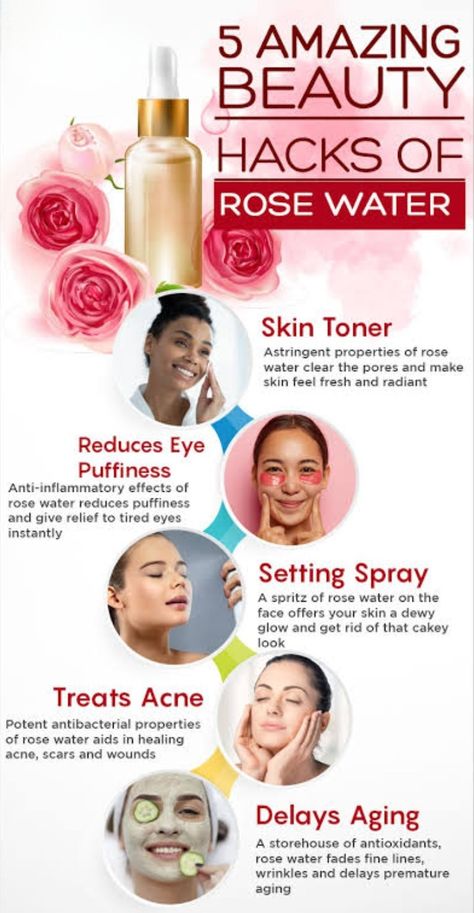 Water On Face, Benefits Of Rose Water, Water Tips, Sarah James, Flower Water, About Rose, Tired Eyes, Skin Toner, Skin Remedies