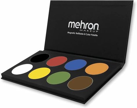 8 Color Palette, Makeup Pallettes, Mehron Makeup, Face Cut, Makeup Beginners, Fx Makeup, Sfx Makeup, Perfect Stocking Stuffers