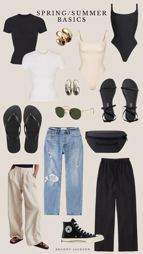 Natural Linen Pants, Spring Summer Wardrobe, Fashion Capsule Wardrobe, Europe Outfits, Summer Capsule Wardrobe, Mode Casual, Wardrobe Outfits, Fashion Capsule, Mode Inspo