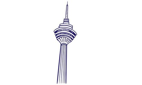 Kl Tower, Tower Drawing, Persian Tattoo, Tower, Drawings