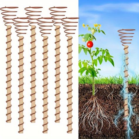 Faster shipping. Better service Copper Garden, Garden Plant Supports, Growing Garden, Wreath Storage, Plant Stakes, Growing Gardens, Support Plante, Plant Supports, Garden Stakes