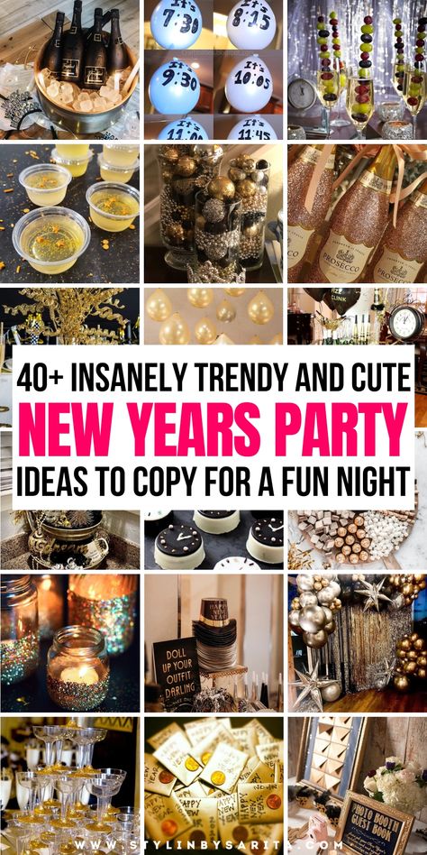 new years eve party ideas New Years Eve Party Snacks, Glitz And Glam Party Food, New Year Party Activities, New Year’s Party Snacks, Nye Party Snacks, New Years Eve Home Party, New Years Eve Party Ideas For Teens, New Year’s Eve Party Themes, Kid Friendly New Years Eve Party Ideas