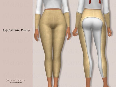 Riding Horses Outfit, Sims Memes, Equestrian Pants, Horse Riding Pants, Moschino Jacket, The Sims 4 Skin, Sims 4 Cc Makeup, Horse Riding Clothes, Sims 4 Teen