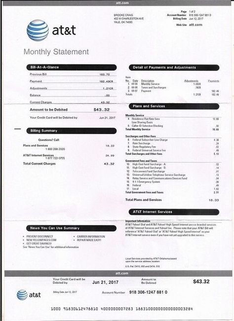 Bills Template, Check Stubs, Payroll Template, Cell Phone Bill, Gas Bill, Bill Template, Phone Bill, Doctors Note, Utility Bill