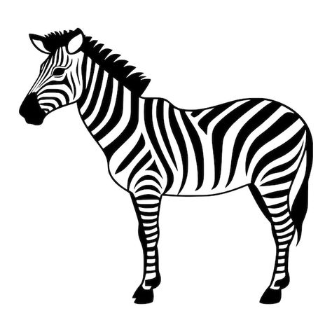 Safari Logo, Wildlife Logo, Zebra Vector, Zebra Illustration, Zebra Painting, Logo Black And White, Duck Drawing, Logo Cartoon, Logo Mascot