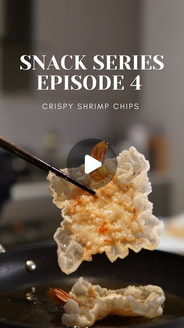 Anson T on Instagram: "Snack Series Episode 4| Crispy Shrimp Chips 🍤 🤤  Ingredients: Rice Paper Fresh Shrimp  Shaoxing Wine  Garlic  Sugar and salt  Rice paper   Would you try this ?   Follow ansontse for more 🫶  @allclad @allclad_canada   #food #cooking #reels #reelsinstagram #recipe #simple #foodie #couple #learninghowtocook #simplerecipe #foodislife #girlfriend #foodie #learningontiktok #icancook #viral #viralreels #summerrecipes #quicklunch #highproteinmeals #lowcarbmeals #lowcarb #chips #snacks #ricepaper #chinese #shrimp" Prawn Chips, Rice Paper Chips, Dairy Free Vegetable Recipes, Shrimp Chips, Foodie Couple, Chinese Shrimp, Rice Paper Recipes, Chips Snacks, Fresh Shrimp