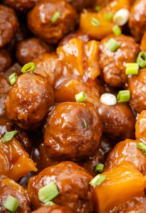 Crockpot Sweet And Sour Meatballs, Slow Cooker Frozen Meatballs, Meatballs Pineapple, Frozen Meatballs Crockpot, Homemade Sweet And Sour Sauce, Slow Cooker Salisbury Steak, Sweet And Sour Meatballs, Crock Pot Meatballs, Slow Cooker Meatballs