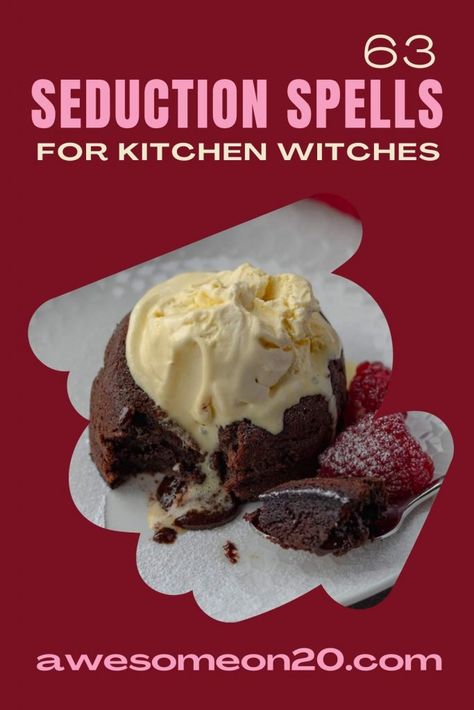 With Valentine's Day approaching, I'm sharing some seduction spells for kitchen witches. Use the energy of your food to woo your partner with one of these 63 awesome recipes. It's gonna be hot. The post Seduction Spells for Kitchen Witches appeared first on Awesome on 20. Spell Recipes Food, Kitchen Witch Love Recipes, Kitchen Witch Recipes Desserts, Kitchen Witchcraft Recipes, Witch Recipes Food, Seduction Spell, Witchy Food, Soul Cleanse, Herbs Witch