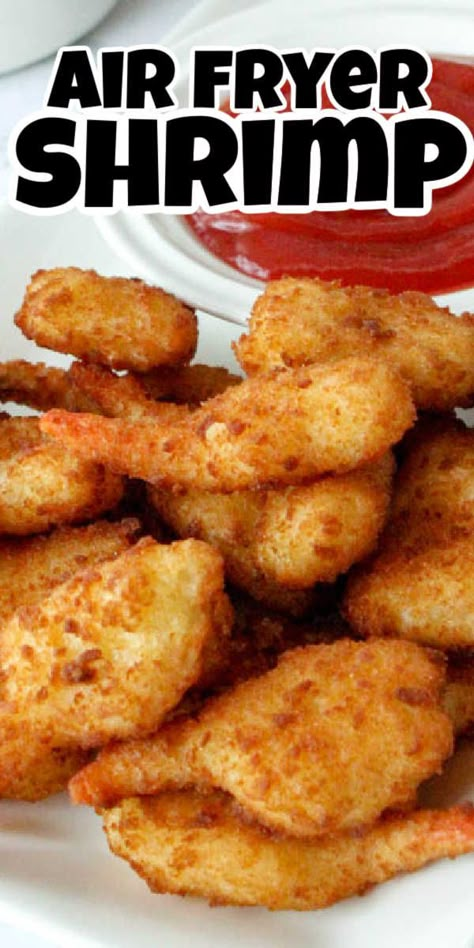 Air Fryer Fried Shrimp, Air Fryer Frozen Shrimp, Air Fryer Seafood, Air Fryer Recipes Chicken Wings, Air Fryer Shrimp, Air Fryer Recipes Dessert, Air Fryer Recipes Snacks, Air Fryer Foods, Breaded Shrimp