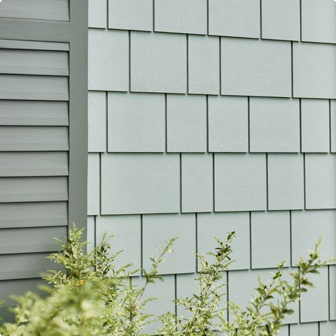 Hardie® Shingle Siding | James Hardie James Hardie Shingle Siding, Hardie Shingle Siding, Master Remodel, Siding Styles, Siding Trim, Shake Siding, Types Of Siding, Hardie Plank, James Hardie