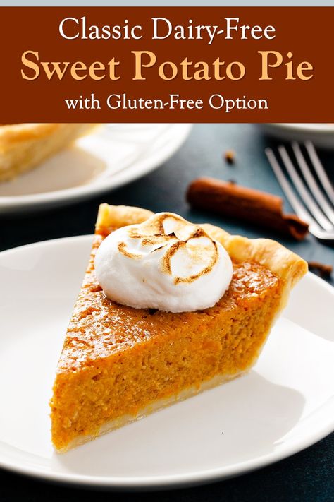 Healthy Sweet Potato Pie, Classic Holiday Desserts, Vegan Sweet Potato Pie, Potato Pie Recipe, Gluten Free Sweet Potato, Sweet Potato Pies Recipes, Paleo Recipes Dessert, Paleo Sweets, Holiday Dessert