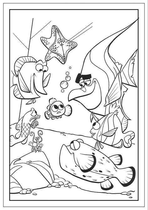 Nemo meets the Tank Gang Finding Nemo Coloring Pages, Nemo Coloring Pages, Finding Nemo, Boy Clothes, Colouring Pages, Fun Activities, Boy Outfits, Coloring Pages, Color