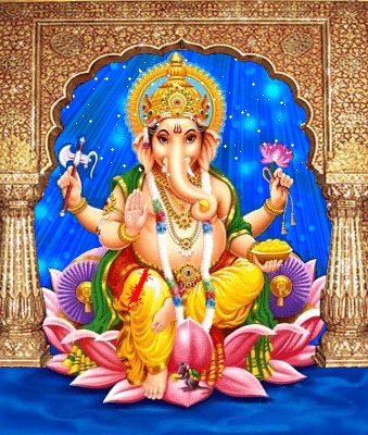 Ganesh Gif, Goddess Images, God And Goddess, Gif Wallpaper, Baby Ganesha, Wallpaper Photo Gallery, Shri Hanuman, Gif Animated, Ganesh Photo