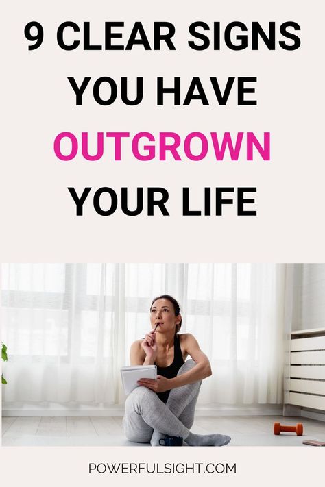 Signs You've Outgrown Your Life Feeling Stuck In Life, Stuck In Life, Mentally Strong, Feeling Stuck, Self Improvement Tips, Achieve Your Goals, Wellness Tips, Best Self, Personal Growth