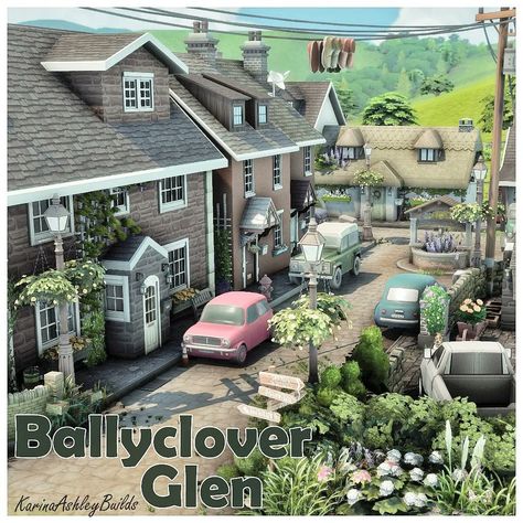 Karina Ashley auf X: „Ballyclover Glen! No CC. 50x40 $109,801 Speed build: https://t.co/QEaw0borgw @TheSims #sims #thesims4 #ts4 #ts4build https://t.co/ZJ0UzAUOjb“ / X Sims 4 Cc Community Lots, Sims 4 Modern Build, Sims 4 50x40, Sims 4 Small Cottage, Sims 4 Shell House, Sims 4 Gallery Lots, Sims 4 Lots No Cc, Sims 4 Community Lots Ideas, Sims 4 Builds No Cc