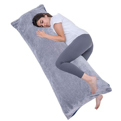 Big Pillows For Bed, Huge Pillow, Pillows Bed, Grey Pillow Covers, Body Pillows, Hug Pillow, Big Pillows, Side Sleeper Pillow, Large Beds