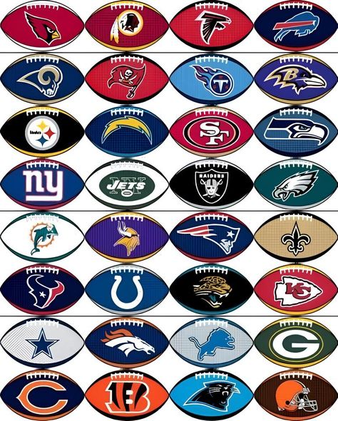 Nfl Logos Printable, Nfl Logos, Nfl Logo, Artist Drawing, Nfl, Football, Drawings, Quick Saves, Logos