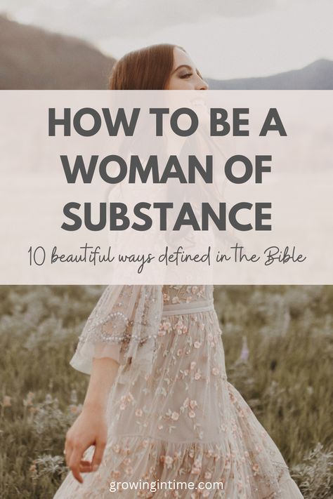 how to be a woman of substance Woman Of Substance Quotes, Characteristics Of A Godly Woman, Christian Women Books, Godly Love, Godly Women Quotes, Christian Vision Board, Word For The Year, Woman Of Substance, God Verses