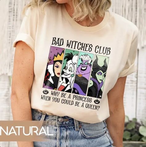 Disney Villains Shirt, Disney Villain Outfits, Wicked Outfit Ideas, Disney Villains Halloween, Villains Halloween, Painted Shirt, Outfit Disney, Disney Villain Shirt, Mom Body