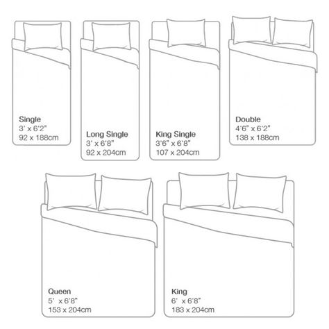 Bed Size Charts, Floor Plan Symbols, Bilik Idaman, Projek Menjahit, Interior Design Renderings, Interior Architecture Drawing, Interior Design Drawings, Furniture Dimensions, Interior Design Sketches