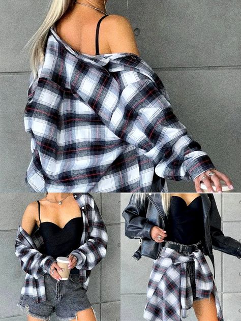 Casual Plaid Shirt, Scarf Hat, Plaid Shirt, Fashion Shoes, Plaid, Clothes