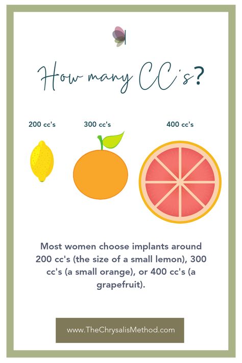 Breast implants are measured in cubic centimeters, or cc’s and range in size from about 80cc to 800cc. So how in the world are you supposed to know what size implant will look right on your body? Read our blog to get some tips on choosing the right implant size for your body. 400 Cc Implants Before And After, 500 Cc Implants Before And After, 300cc Implants Before And After, 450cc Implants Before And After, Breast Implant Sizes, Mom Makeover, Mommy Makeover Surgery, Saline Implants, Abdominal Pain Relief