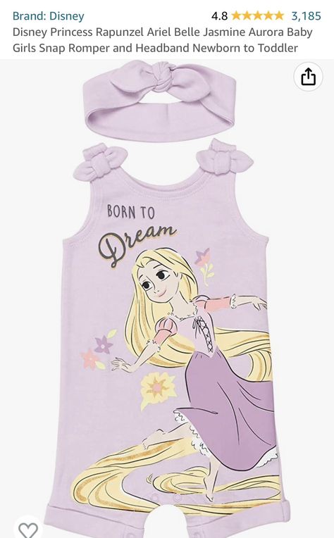 Disney Princess Babies, Princesa Tiana, Disney Princess Outfits, Disney Princess Rapunzel, Newborn Baby Girls, Disney Princess Cinderella, Princess Rapunzel, Princess Outfits, Matching Headband