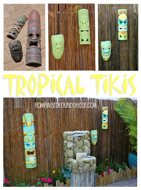 Tiki Garden, Dream Backyard Garden, Urban Backyard, Backyard Dreams, Backyard Garden Layout, Tropical Backyard, Shabby Chic Garden, Backyard Garden Landscape, Easy Backyard