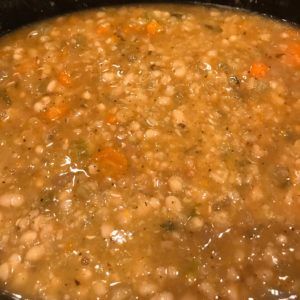 Slow Cooker Navy Bean Soup - What I Really Think Zero Point Soup, Navy Bean Soup, Sandwich Sauces, Sandwich Sides, Navy Bean, Black Bean Soup, Crockpot Slow Cooker, Herbs De Provence, White Bean Soup