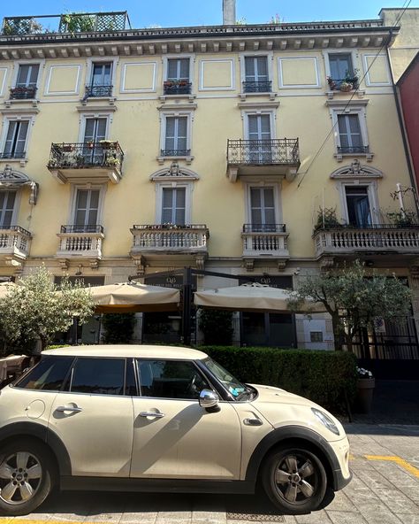 Aesthetic vibes 
Milano
Fiat 500 Beige Mini Cooper, Fiat Aesthetic, Fiat 500 Aesthetic, Mini Cooper Aesthetic, Milano Aesthetic, Mini Cooper Convertible, Car Goals, Italy Aesthetic, Mini Car