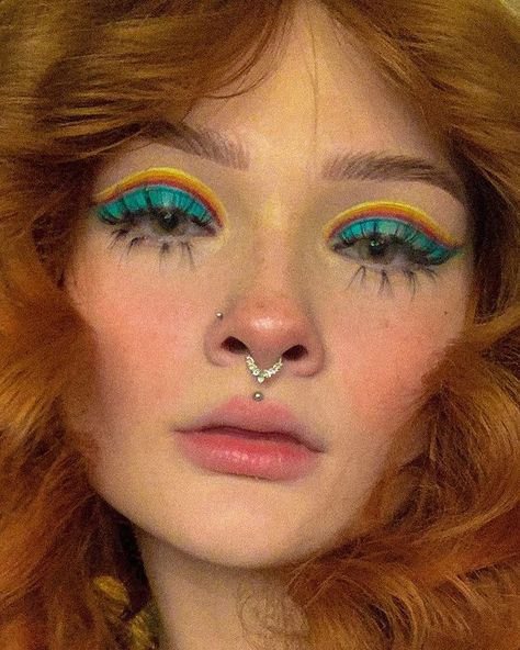 70s Eye Makeup, 70s Inspired Makeup, White Beach Dresses, Aesthetic Eye Makeup, Its December, Choir Concert, Hippie Makeup, Disco Makeup, Aesthetic Eye