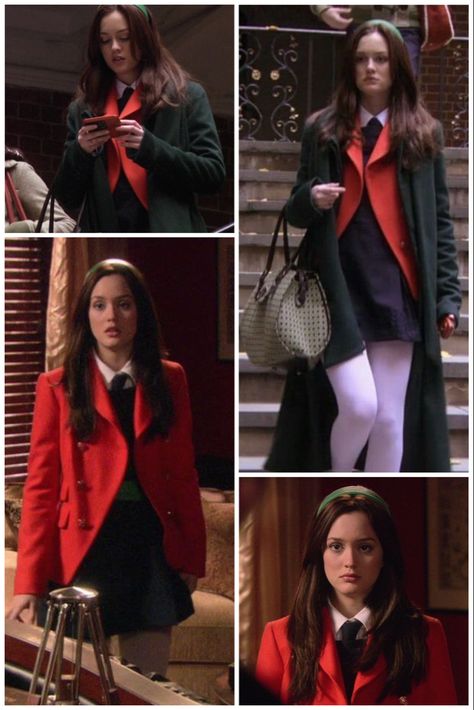 Blare Waldorf Outfits, Gossip Girl Uniform, Blare Waldorf, 6th Form Outfits, Estilo Blair Waldorf, Blair Waldorf Aesthetic, Blair Waldorf Outfits, Blair And Serena, Blair Waldorf Style